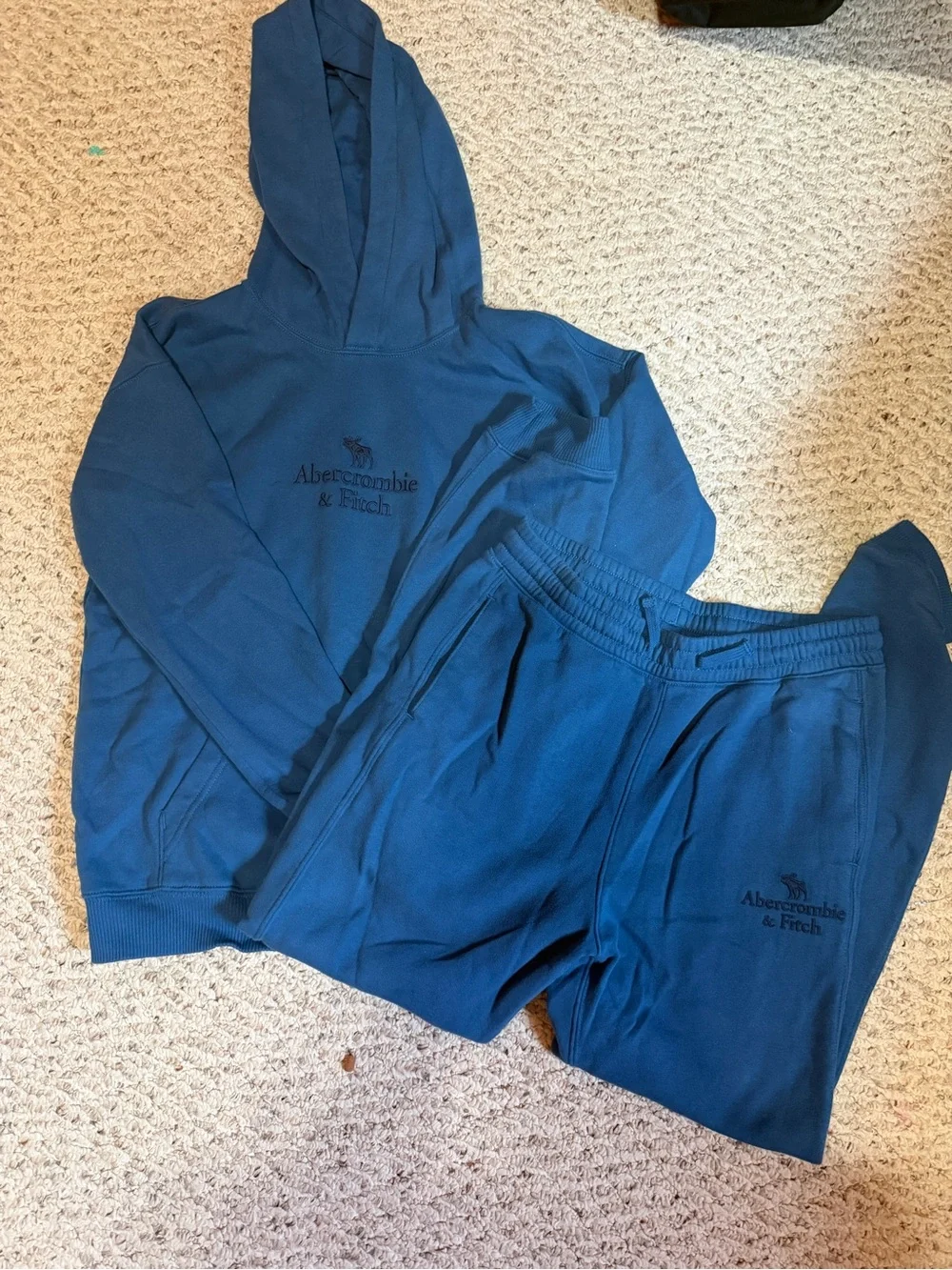 abercrombie kids blue sweatpants joggers
